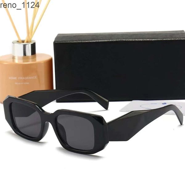 occhiali da sole di lusso unisex di ultima moda con tonalità rettangolari di occhiali da sole firmati quadrati con marchio