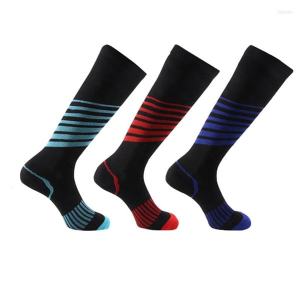 Sport Socken Kompression Männer Frauen Outdoor Sport Strümpfe Fit Laufen Fußball Radfahren Joggen Fitness Druck Männlich Weiblich