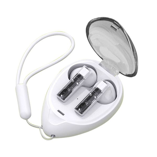 Bluetooth-Kopfhörer, transparent, kabellos, TWS-Kopfhörer, hohe Leistung, lange Ausdauer, Ladebox, Wassertropfenform, Macaron-Farbe, In-Ear-Ohrhörer, Typ-C-Manschette