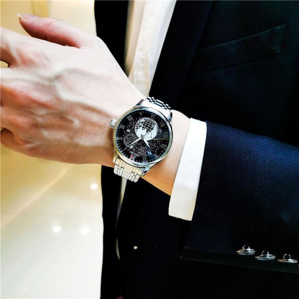 Principais relógios de pulso Top Brand Watch Automático Moda Mecânica de Luxo Terras Impermeável Relógio Relogio Masculino 2023