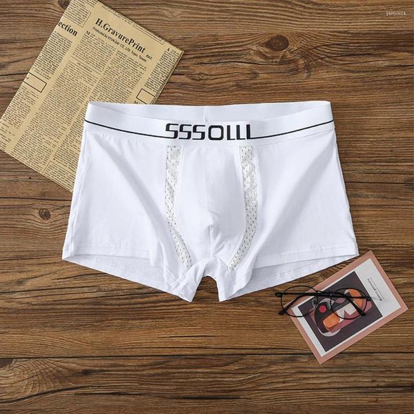 Cuecas masculinas bulge bolsa boxer cuida