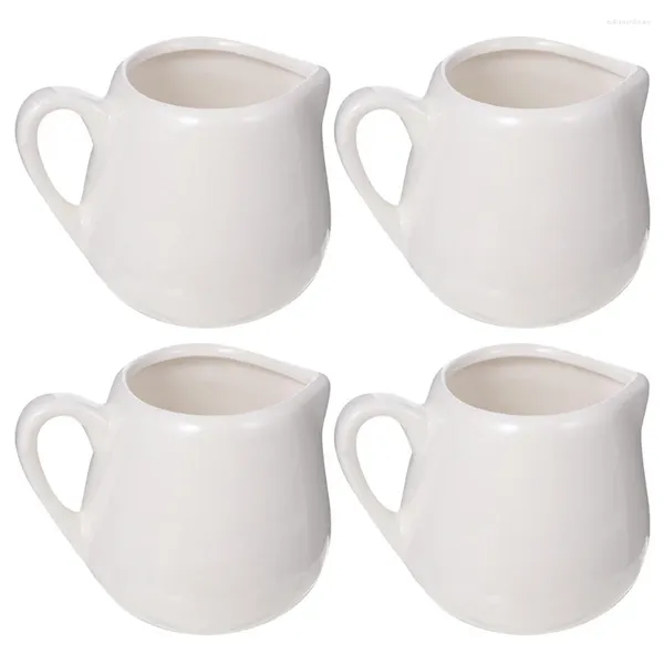 Set di stoviglie per schiumare il latte, brocca, cucchiaio per salsa, piccolo contenitore, manico per lattiera in ceramica