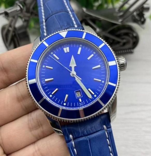 U1 Top AAA Bretiling marca de luxo Super Ocean Marine Heritage 57 Relógio Dois Tons Data B01 Calibre Índice de Movimento Mecânico Automático 1884 Relógio CmnX Masculino Relógio de Pulso 26