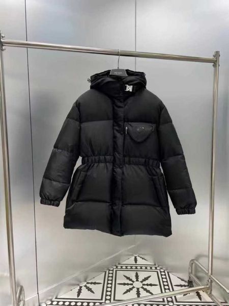 Nuova collezione autunno e inverno vita P Family versione coreana piumino da donna di media lunghezza 90 piumino d'oca bianco slim fit cappotto casualI7WA