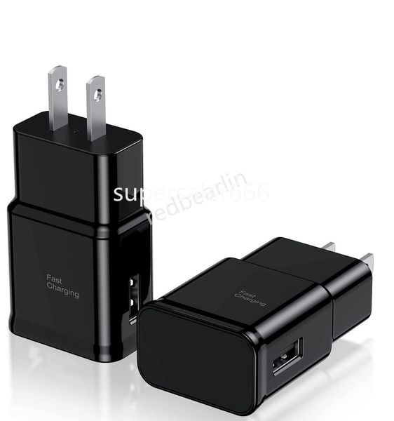 15w carregamento rápido 5v 3a 9v 1.67a ue eua ac casa viagem carregador de parede adaptadores de energia para iphone samsung s6 s7 edge s8 s10 s20 htc lg s1