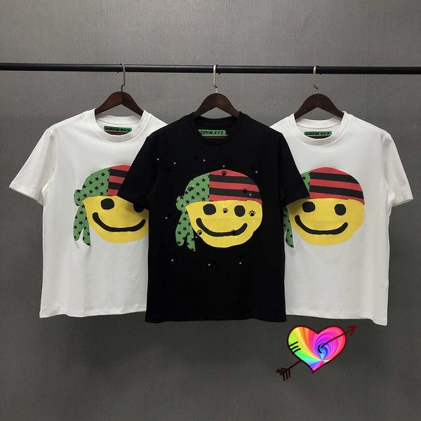 Erkek Tişörtler CPFM.XYZ T-Shirt Erkek Kadınlar 3D Başörtüsü Yüz Köpük Baskı CPFM TEE Kaktüs Bitki Bit Pazarı T221130