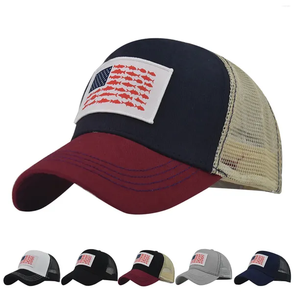 Bola bonés moda marca designer de beisebol homens mulheres vintage lavagem bandeira americana impressa luxo snapback hip hop chapéus top l2