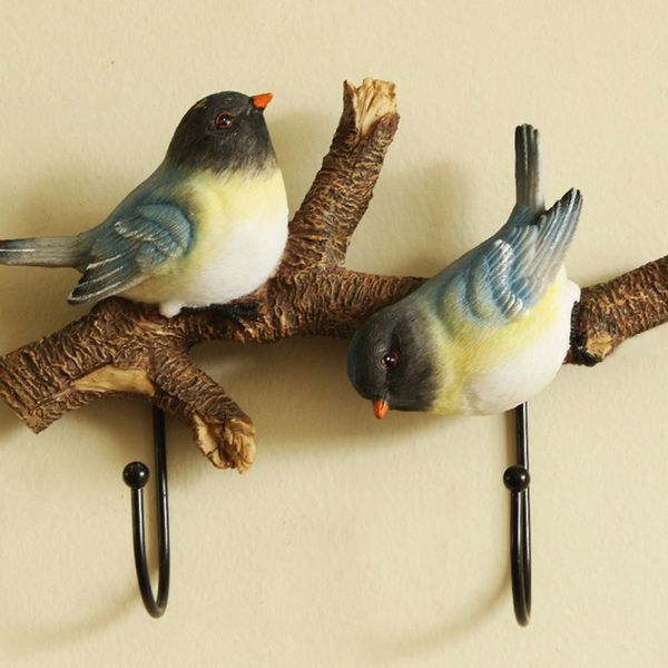 Decorative Wall Mounted Hook Rack - Metal Hanger for Hats, Keys, and More in Owl, Flamingo, and Giraffe Designs