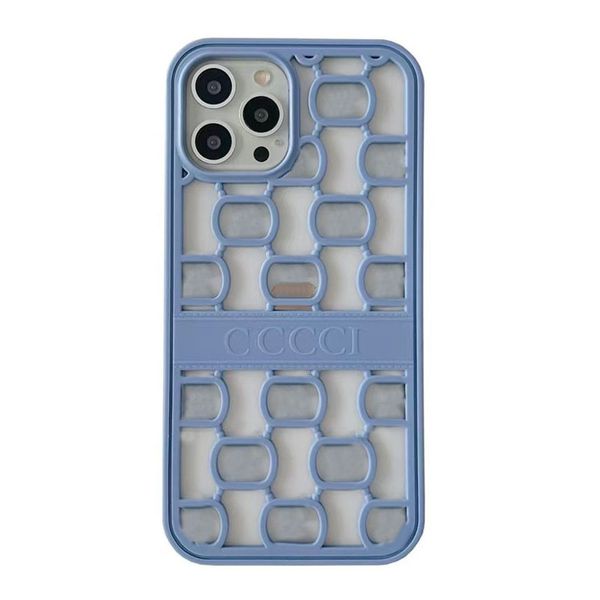 Fashion Designer Phone Hülle für iPhone 14 plus 13 Promax 12 Pro 11 XR X Case Luxus iPhone Hüllen Frau hohl -out -Mobiltelefonhüllen