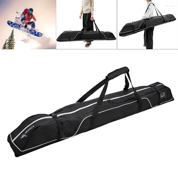Outdoor-Taschen 192 cm Snowboard-Trage-Schulterhandtasche Wasserdichte Skistöcke Verschleißfest Einstellbar für Schneeausrüstung und Zubehör