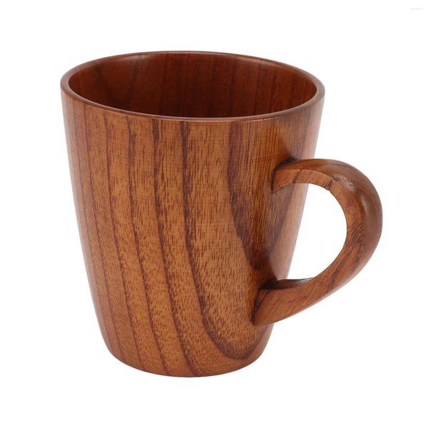 Caneca de madeira dos potenciômetros de café Eco amigável requintado multifuncional durável copos de chá seguros para beber