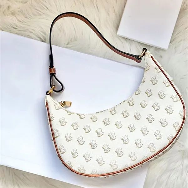 Borsa a mano di design Moda celiniy di lusso TRIOMPHE AVA Custodie Borse sotto le ascelle Borse da donna in vera pelle Pochette pochette di qualità 7A Borse a tracolla da uomo a tracolla