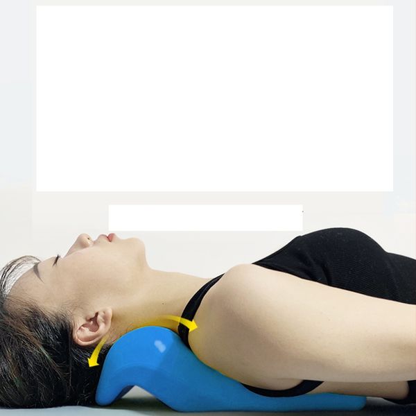 Akupressur-Massagegerät für die Halswirbelsäule, Massagekissen, Dredge-Fat-Bump-Traktionskorrektor, Nackendehnungsmassage, Massage der Halswirbelsäule, Fischschwanz-Massagegerät für die Halswirbelsäule