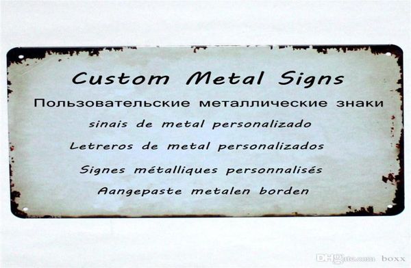 Placas de metal personalizadas, personalizadas, 20x30 cm, 15x30 cm, decoração de sala de estar, arte de parede, pinturas modernas, barbeiro, dropship9364318