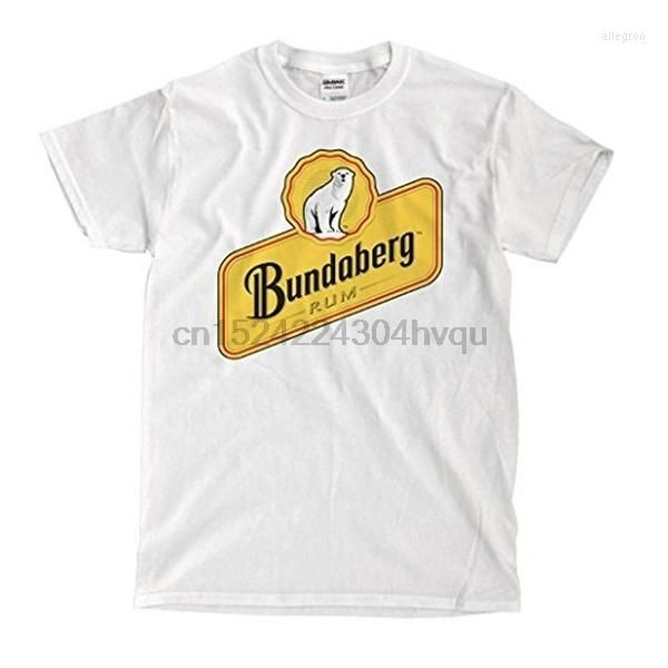 Magliette da uomo Bundaberg Rum White T-shirt da uomo a maniche corte T-shirt in cotone Design semplice Top fantasia S-4XL Maglietta da donna