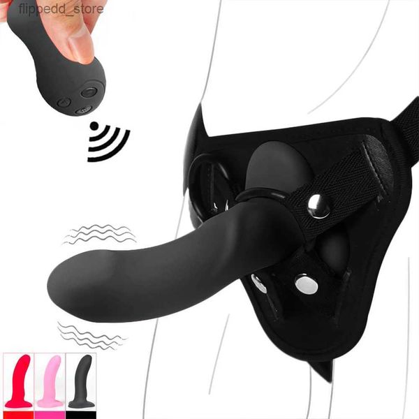 Altri articoli per il massaggio Vibratore per sesso per adulti Cinghia vibrante a 10 velocità Imbracatura per vibratore per vibratore Mutandine per donna Bondage per sesso lesbico Cintura per sesso con pene Q231104