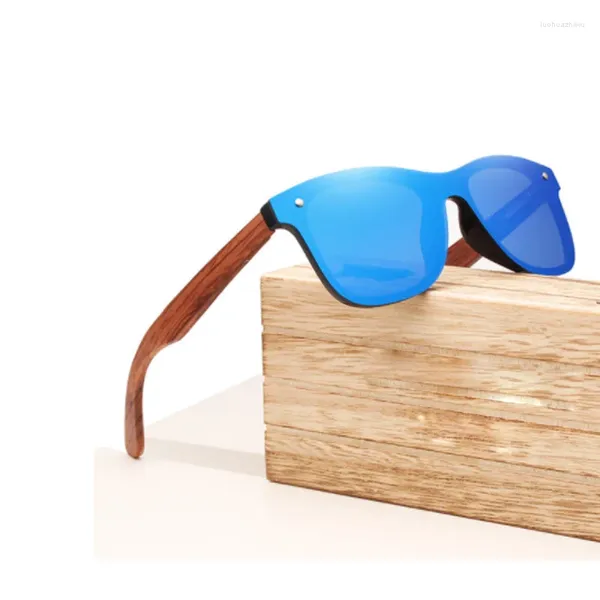 Güneş Gözlüğü Bambu ve Odun Gözlükleri Üst düzey polarize ahşap özelleştirilebilir