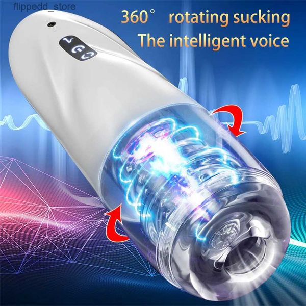 Andere Massageartikel Masturbatoren für Sexspielzeuge Vakuumsauger Männlich Automatisch AutomatischBlowjob Deep Throat Vibration Saug Oral Cup Erwachsene Produkte Q231104