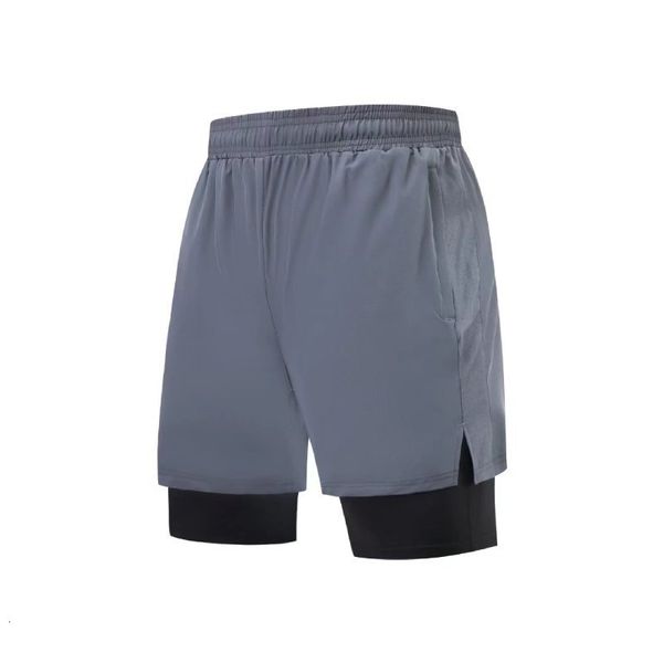 Herren Shorts Herren Turnhose 2-in-1 Running Crossfit Herren Shorts Fitness und Fitnesstraining Sportbekleidung 230404