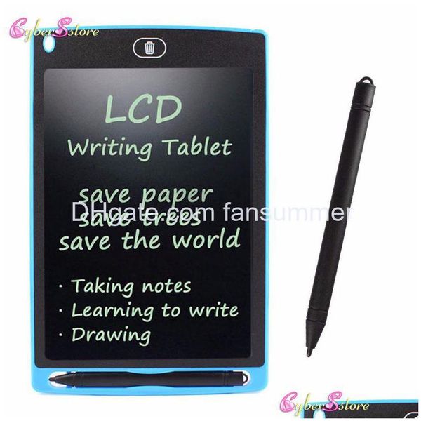 Led Gadget Lcd Writing Ding With Stylus Tablet 8.5 Electronic Digital Board Pad per bambini Office Retail Package Drop Delivery Electro Dhuyl