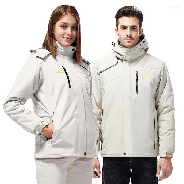 Giacche da esterno Giacca impermeabile Uomo Abbigliamento da escursionismo Softshell Tessuto di rivestimento in PU a 3 strati Tuta antipioggia leggera