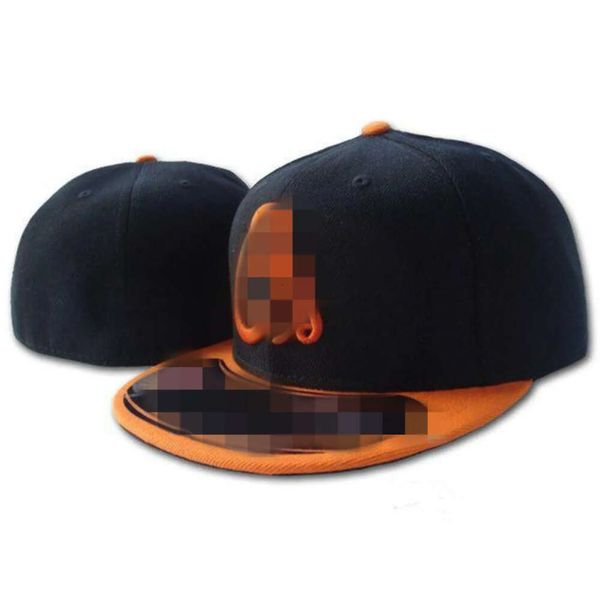 Qqq8Novo Chegal Moda Orioles Bonés de Beisebol Hip-hop Gorras Bones Esporte para Homens Mulheres Flat Fitted Chapéus H5 Aa