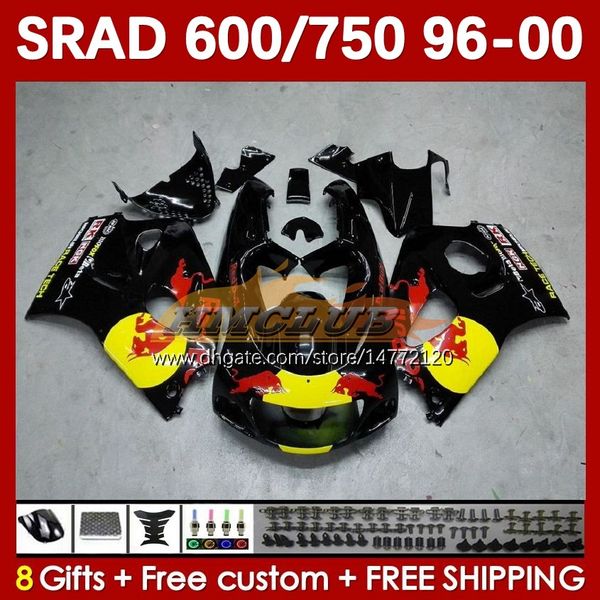 Suzuki SRAD GSXR 750 600 cc 600cc 750cc 96-00 168no.26 GSXR750 GSXR-600 96 97 98 99 00 GSXR-600 96 GSXR600 1997 1998 1998 1998 1998 1999 1999 1999 2000 Vücut Kırmızı