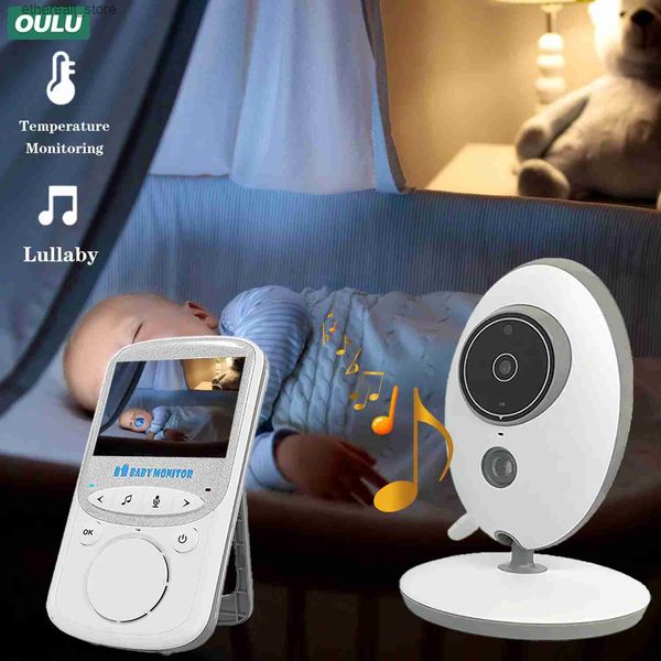 Babyphones OULU 2,4 Zoll Wireless Video Baby Monitor Farbkamera Gegensprechanlage Nachtsicht Temperaturüberwachung Baby Nanny netzwerkfrei Q231104