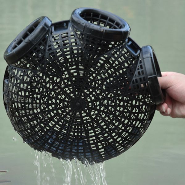 Accessori per la pesca Raccoglitore pieghevole per gamberi Casting Rete per pesci Granchi Gamberi Gamberetti Odore Anguille Trappole Rete per rete da pesca Gabbia per attrezzatura 230403