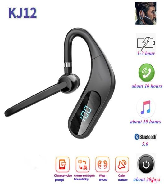 KJ12 Business Auricolari Bluetooth 50 TWS Cuffie wireless Auricolari Stereo Gaming Cuffie In Ear Cuffie per auto per Phone2062386