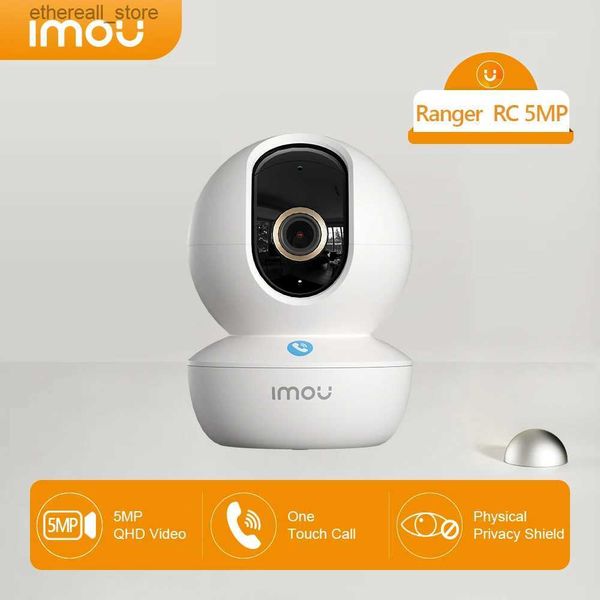 Monitores para bebês Imou Ranger RC 5MP IP WiFi Câmera H.265 Vigilância por vídeo One Touch Call Auto Tracking Montion Detection Monitor para bebês Novo Q231104