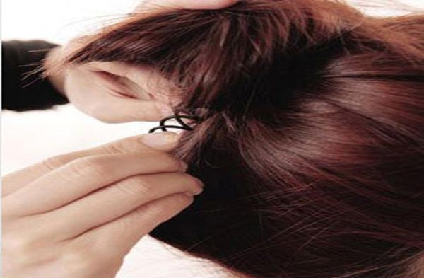 3 pçs espiral rotação parafuso pino grampo de cabelo barrette preto acessórios para o cabelo clipe de metal donut bun placa feita ferramentas 6960923
