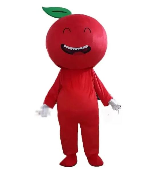 2024 halloween red apple mascote traje terno vestido de festa natal carnaval trajes extravagantes adulto outfit