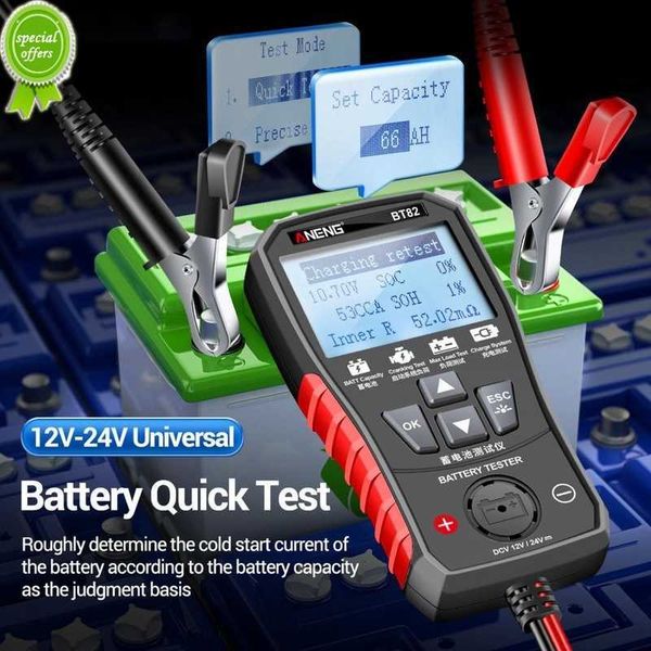 Nuovo Strumento Diagnostico Multifunzione Batteria Al Piombo Avviamento Analizzatore di Carica Tester Analizzatore Caricabatterie 12V 24V