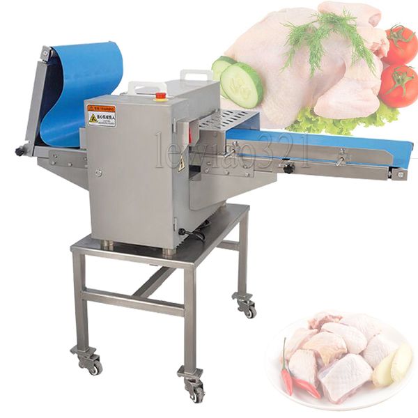 Cortador de tira de carne vertical peixe cubos de carne máquina cortador de osso de carne e cabra corte automático máquina de corte de frango