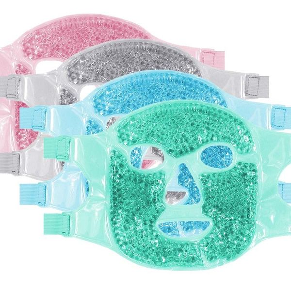 Temizlik Araçları Aksesuarlar Buz Jel Yüz Maskesi Kırışıklık Anti Kırışıklık Yorgunluk Cilt Sıkılaştırıcı Spa Soğuk Terapi Buz Paketi Soğutma Masajı Güzel Cilt Bakım Aracı 230403