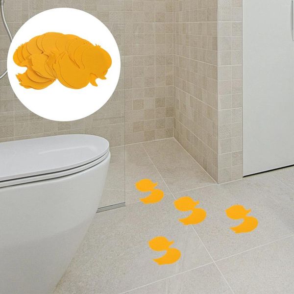 Tapetes de banho 12 pcs adesivos antiderrapantes banheira chuveiro pedal impermeável tiras amanhã criança decalques