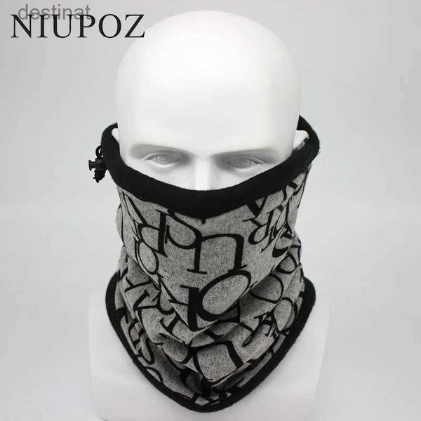 Lenços nova moda inverno coruja bandana cachecol homens moto bandana camuflagem multifuncional sem costura tubular unisex anel quente wrapl231104