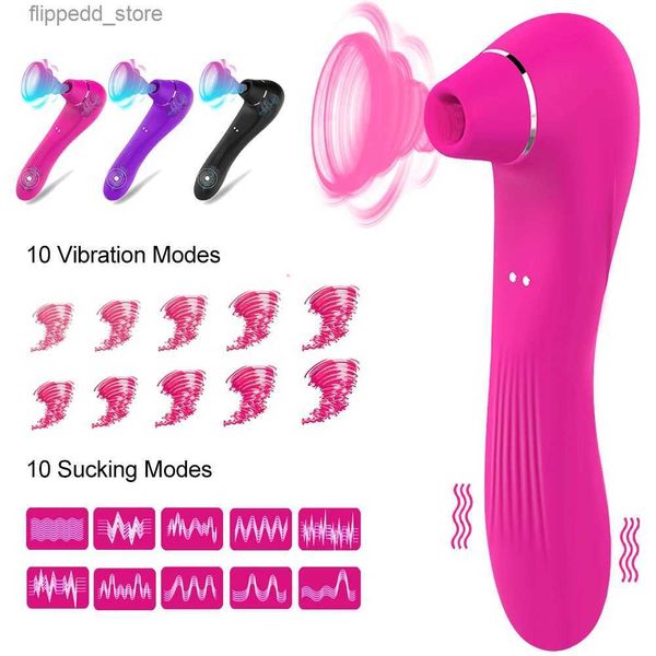 Outros itens de massagem Xbonp Vibrador Vibrador Brinquedo Sexual Feminino Feminino Adulto Suprimentos Clitoral Mamilo Ventosa Estimulador de Vácuo G-Spot Sexy Brinquedo Casal Q231104