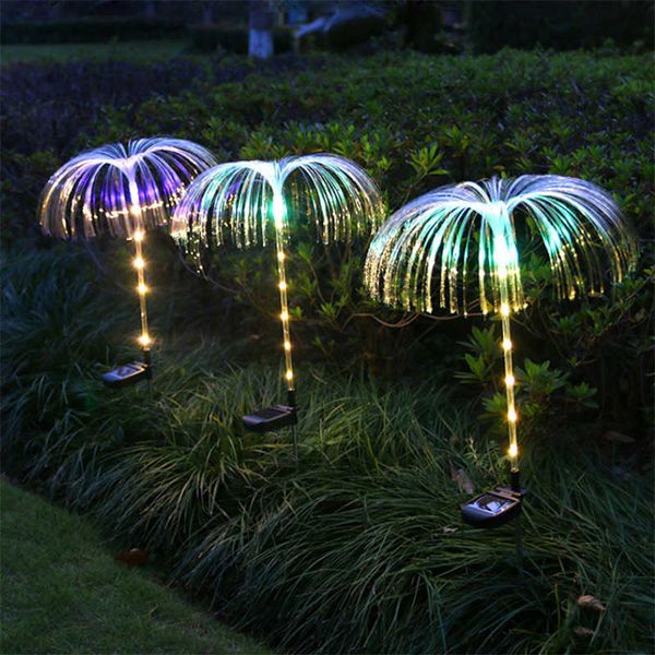 Новизное освещение светодиодные солнечные светильники Jellyfish Gardencord