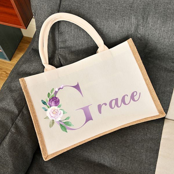 Einkaufstaschen Personalisierte Custom Date Tote Bachelorette Party Umhängetasche Hochzeit Trauzeugin Luxus Handtasche Brautjungfer Braut Geschenke 230404