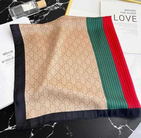 20style 70-70cm cartas de designer imprimem bandana de lenço de seda floral para mulheres moda longa lenço de saco lenços paris ombro de bagagem de bagagem de fita