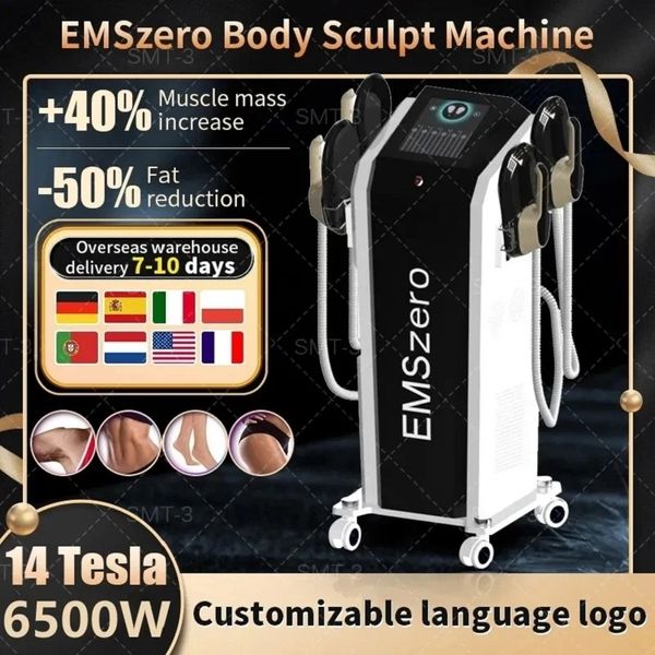 EMS Muscle Body Sculpting EMSzero Hi-EMT Schlankheitsmaschine 4 RF-Griffe und Beckenbodenmuskelstimulationsmaschine