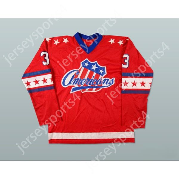 MAGLIA DA HOCKEY AMERICANI BOB MALCOLM ROCHESTER cucita in alto S-M-L-XL-XXL-3XL-4XL-5XL-6XL