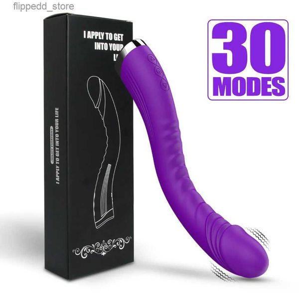 Andere Massageartikel 30 Modi Vibrator für Frauen Leistungsstarker Vibro-Dildo Intimer weiblicher Stimulator Klitoris Zauberstab Erotik Sexspielzeug Lieferungen für Erwachsene Q231104