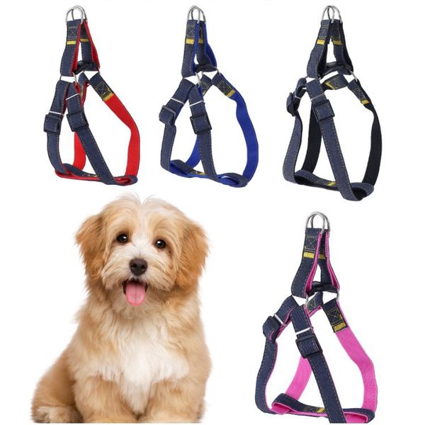 Haustier Zugseil Spot Großhandel Cowboy Brustgurt Hund Traktionshalsband Set Hundeseil Hundekette Heimtierbedarf 5 Sätze/Stück