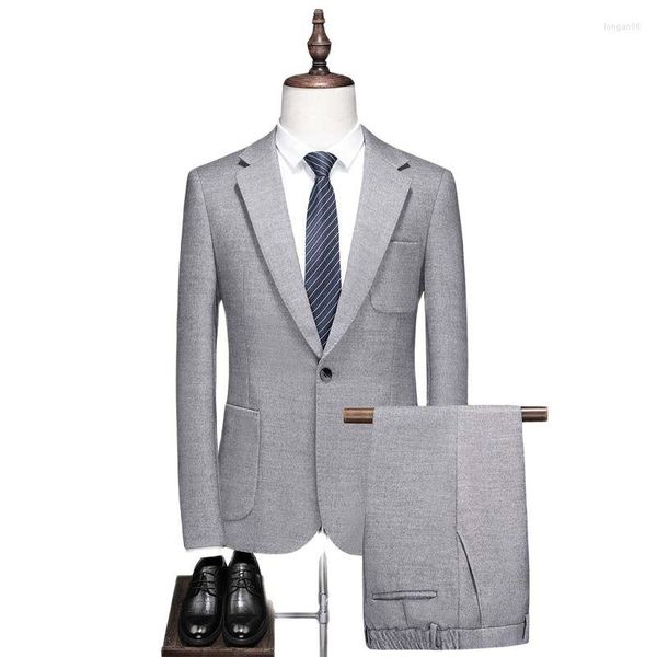 Ternos masculinos (calças de colete de jaqueta) Mens terno Slim Fit Men Men Luxury Men Stripe Wedding formal Wear Dress S-5xl