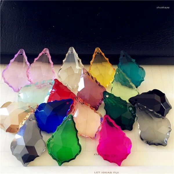 Lustre de cristal atacado 63mm 119 peças pingente multicolorido prisma para coletor de sol diy decoração de casamento para casa