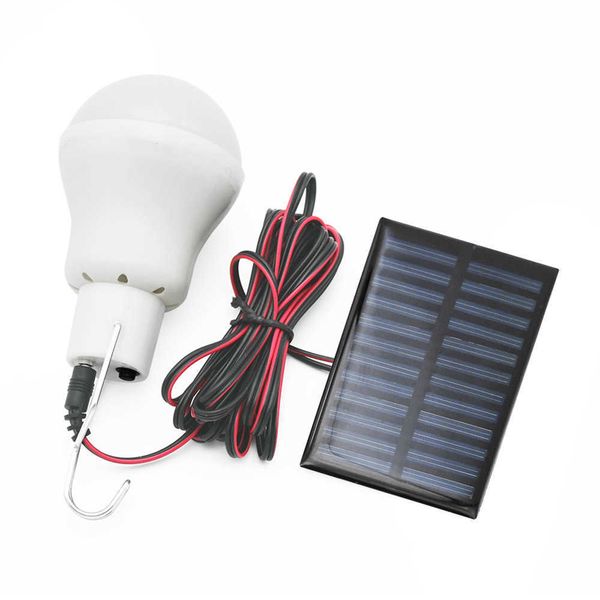 Neuheit Beleuchtung tragbare solarbetriebene LED-Birne 150LM energiesparendes Licht für Outdoor-Camping Wandern Angeln Zelt Notbeleuchtung P230403