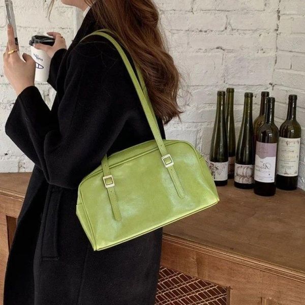Borse da sera Piccola borsa casual a cuore trasparente con tracolla verde 2023 Portafogli per donna Borse di lusso in pelle Mini borsa segreta rosa